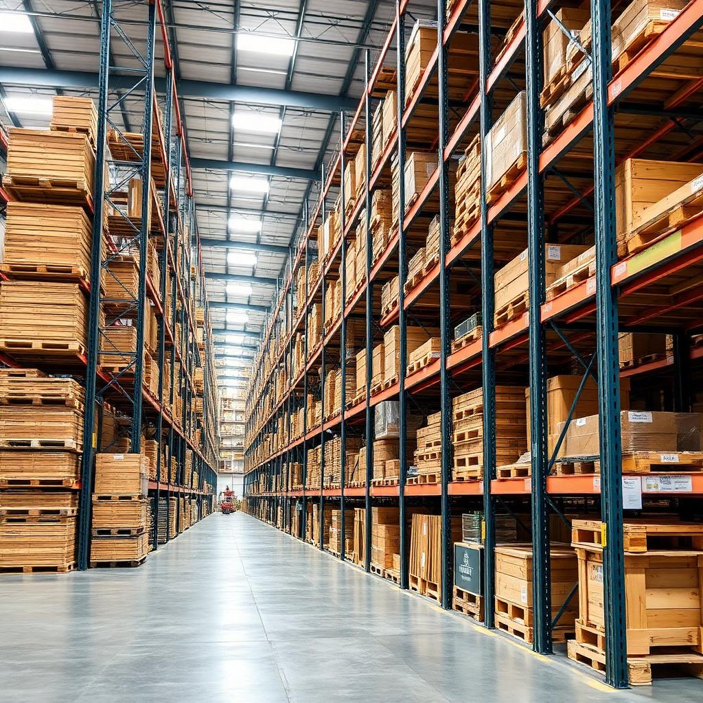 Pallereoler i et lager
